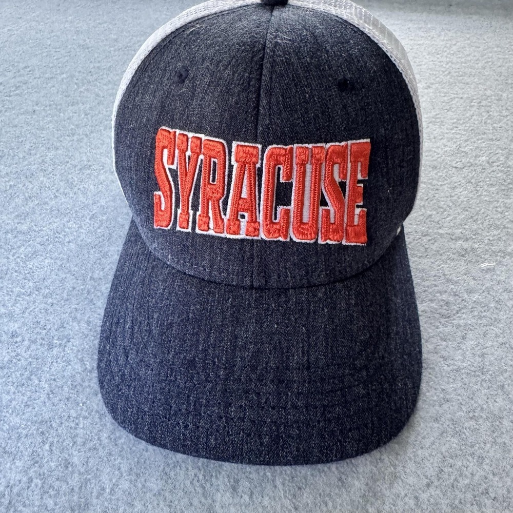 Syracuse Orange Hat Cap Mens One Size Gray White NCAA Legacy Mesh Back College